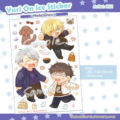 Yuri On Ice Holo sticker 