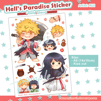 Hell's Paradise sticker