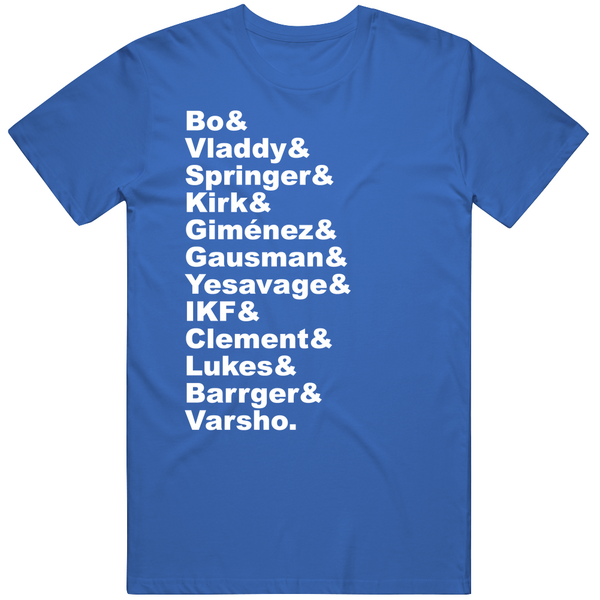 Toronto Baseball Blue Jays Player Modern Graphic Fan T Shirt