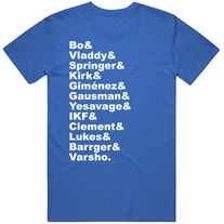 Toronto Baseball Blue Jays Player Modern Graphic Fan T Shirt