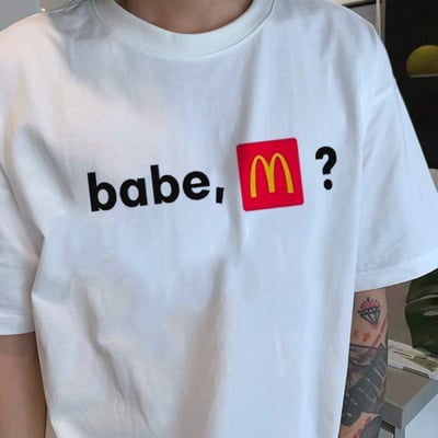 Free shipping-babe,m? tee