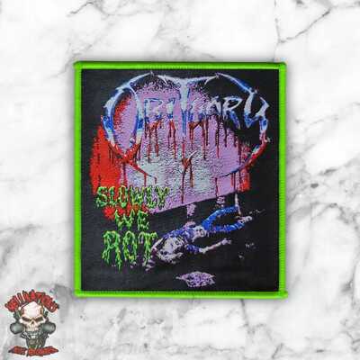 Obituary woven patches