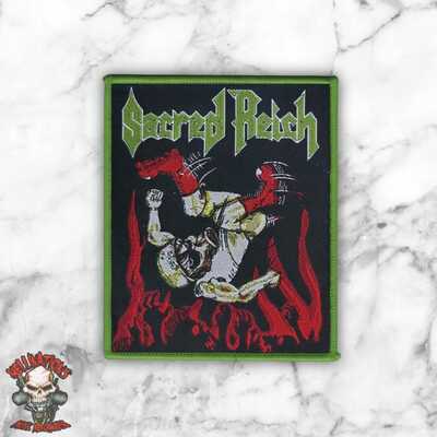 Sacred reich woven patches