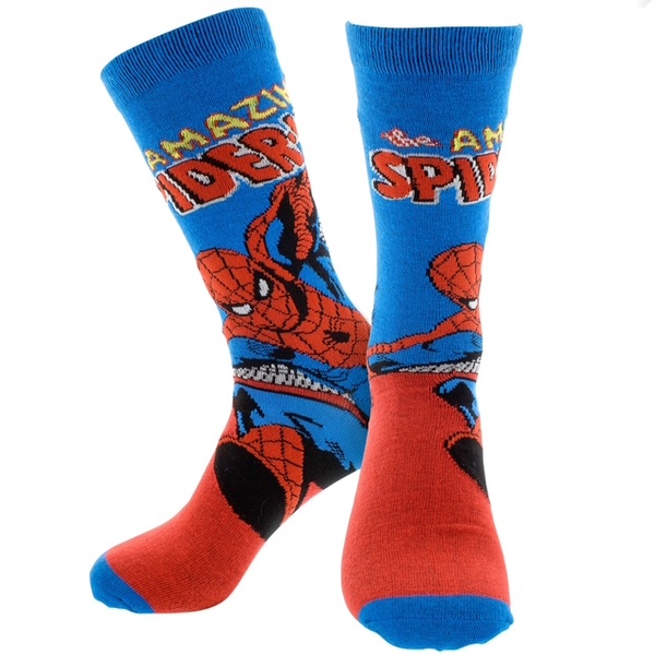 Marvel Spider-Man Retro Crew Socks (2-Pack)