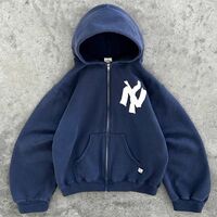 NY CROSS ZIP UP HOODIE - Thumbnail 5