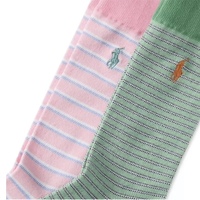 Ralph Lauren Polo Oxford Striped Men's Socks (2-Pack) - Thumbnail 1