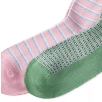 Ralph Lauren Polo Oxford Striped Men's Socks (2-Pack) - Thumbnail 2