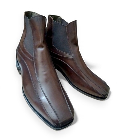 Crafted Leather Mens Brown Leather Chelsea Boot