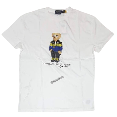 Ralph lauren polo racing bear classic t shirt men's size (xxl)