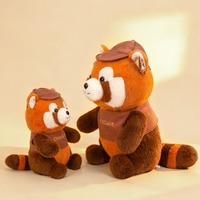 Chocolate Red Panda Plush Toy - Thumbnail 3
