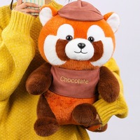 Chocolate Red Panda Plush Toy - Thumbnail 7