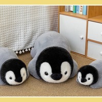 Laying Flat Penguin Plush Toy - Thumbnail 6