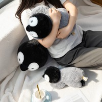 Laying Flat Penguin Plush Toy - Thumbnail 1