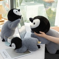 Laying Flat Penguin Plush Toy - Thumbnail 2