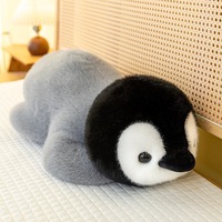 Laying Flat Penguin Plush Toy - Thumbnail 4