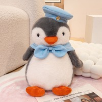 Navy Penguin Plush Toy - Thumbnail 3