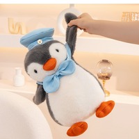 Navy Penguin Plush Toy - Thumbnail 4