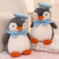 Navy Penguin Plush Toy - Thumbnail 2