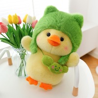 Adorable duck plush toy with cap - Thumbnail 1