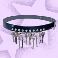 Y2K Dangling Keys Belt - Thumbnail 2