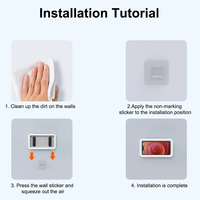 Universal Waterproof & Anti-Fog Phone Case – Wall-Mounted Shower Phone Holder with Touchscreen Compatibility - Thumbnail 4