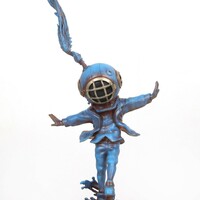 Bronze Sculpture by Sank Toys "Dancing alone Blues" - Thumbnail 2