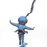 Bronze Sculpture by Sank Toys "Dancing alone Blues" - Thumbnail 4