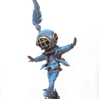 Bronze Sculpture by Sank Toys "Dancing alone Blues" - Thumbnail 3