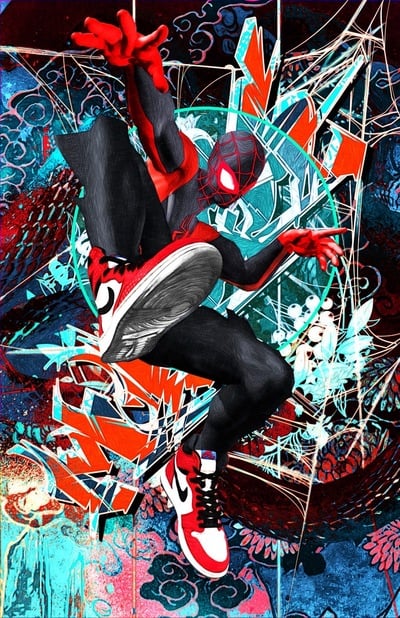 Miles Morales Iridescent Foil Print