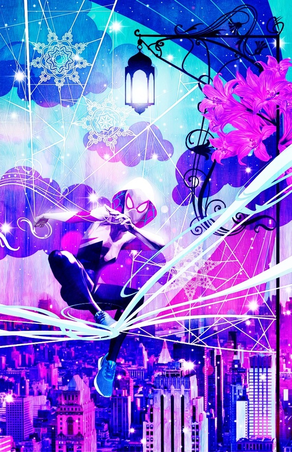 Spider-Gwen Iridescent Foil Print
