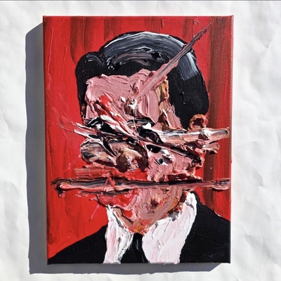 Agent dale cooper in the black lodge 