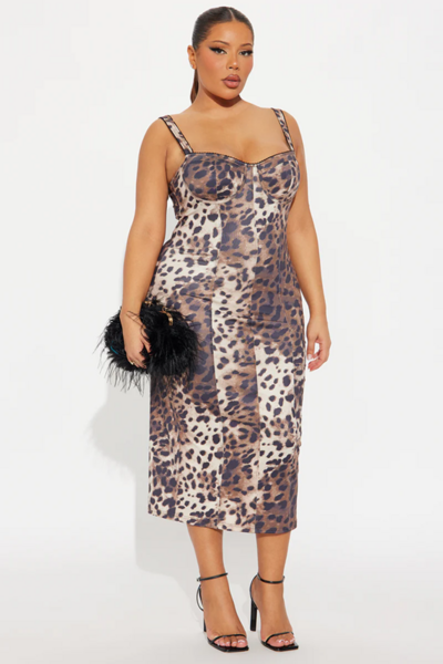 Leopard Midi Dress