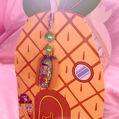 Plankton dog bag charm