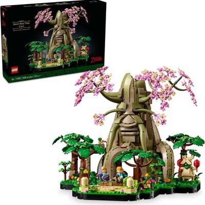 Leg the legend of zelda great deku tree 2in1 - model building set for adults