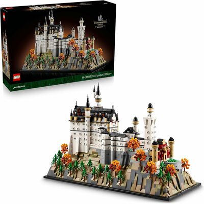 Leg architecture neuschwanstein castle building set - collectible bavarian castle