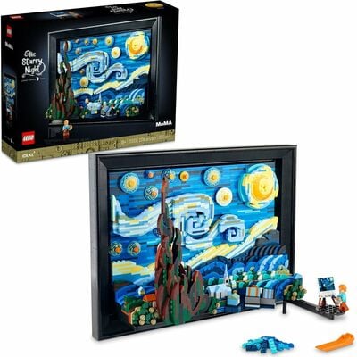 Leg ideas vincent van gogh the starry night - building set for adults,