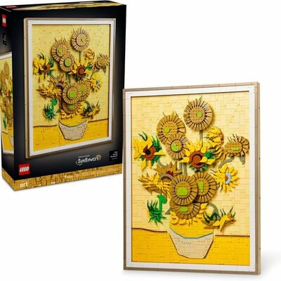 Leg art vincent van gogh – sunflowers building set for adults -