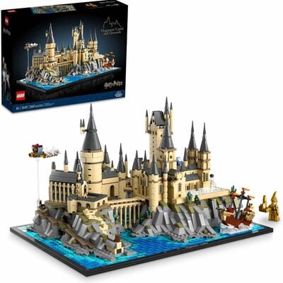 Leg harry potter hogwarts castle and grounds 76419 building set, gift idea for adults