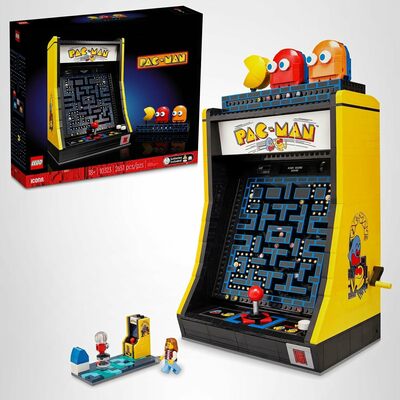 Leg icons pac-man arcade building sets for adults - collectible office