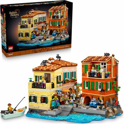 Leg ideas italian riviera building set for adults - diy home & office decor for men & women 