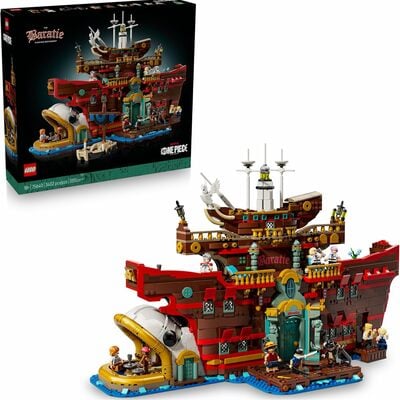 Leg one piece the baratie floating restaurant building set for adults - collectible building blocks for anime fans