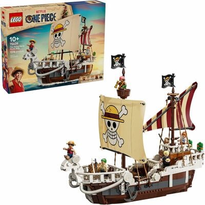 Leg one piece the going merry pirate ship building blocks - pretend play adventure toy for boys & girls, 