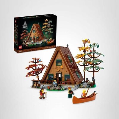 Leg ideas a-frame cabin building set for adults - detailed diy miniature house model kit