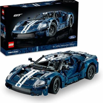 Leg technic 2022 ford gt building set for adults - gifts for christmas - collectible kit w/authentic features