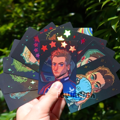 F1 driver photocards