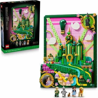 Leg wicked emerald city wall art building set for adults - wall decor for living room