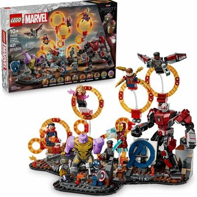 Leg marvel avengers: endgame final battle - super hero building set for kids,