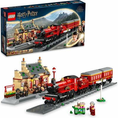 Leg harry potter hogwarts express & hogsmeade station building toy