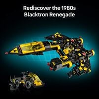 LEG Icons Blacktron Renegade - DIY Kit for Adults 18+ - Building Blocks for Men and Women - Thumbnail 2