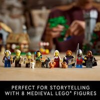 LEG Icons Medieval Town Square Building Set for Adults - Thumbnail 2